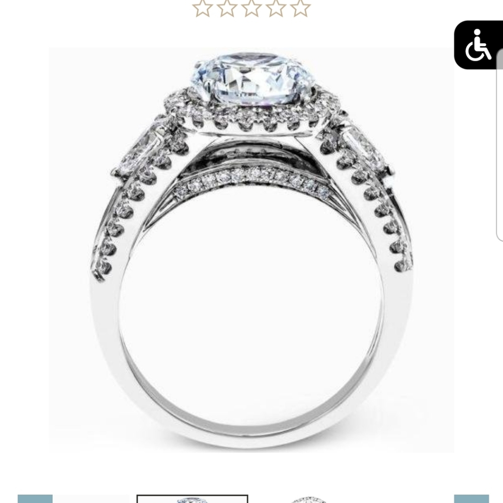Simon G diamond ring